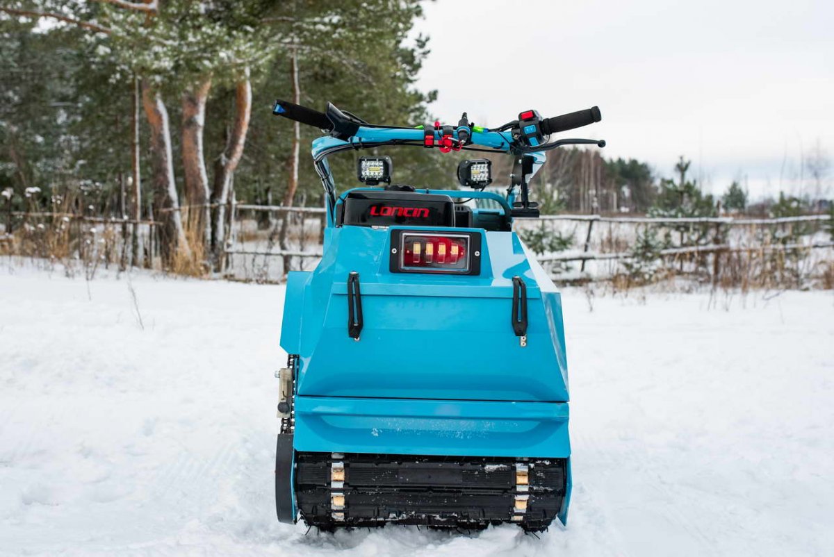 Мотобуксировщик Бурлак Таежник